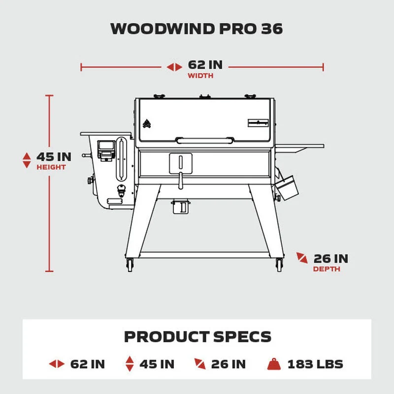 BBQ WOODWIND PRO 36 Camp Chef - PG36WWSB - Image 6