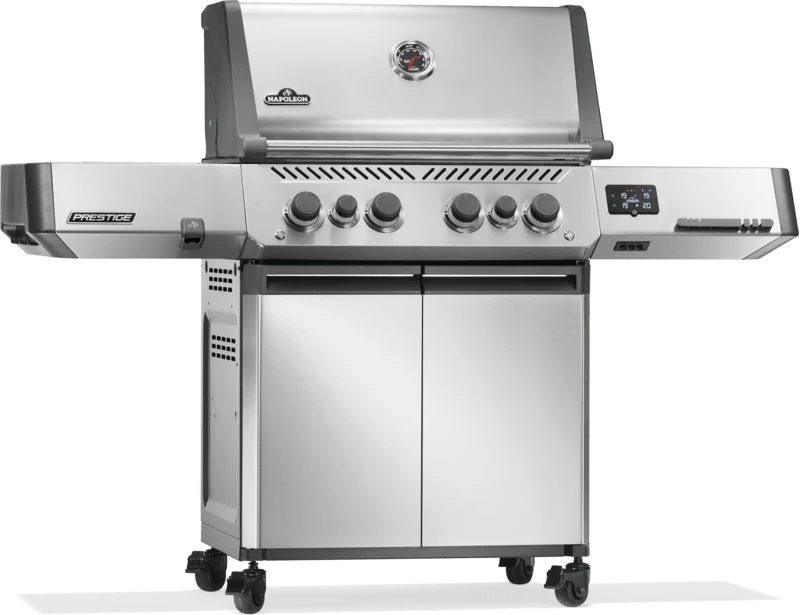 P500VXRSIBNSS - Napoleon Prestige 500 connecté, brûleurs latéral et arrière infrarouges, stainless steel, gaz natuel - Image 6